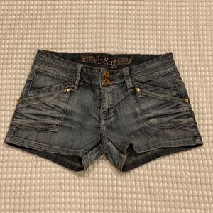 Mini denim shorts